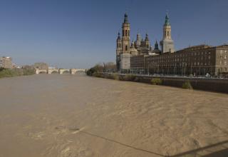 Crecida del Ebro en Zaragoza